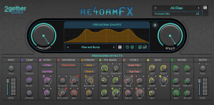Screenshot of Reform FX showing the audio shape remixer's features.